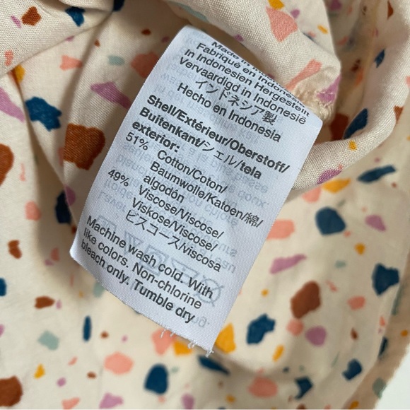 Madewell Tie-front Tank in Terrazzo - Picture 4 of 10